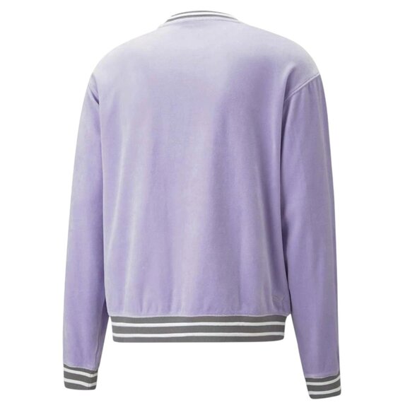 Puma x TMC Velour Crewneck Purple Men’s Size 3XL Nipsey Hussle Way Peoples Champ - Picture 4 of 8